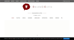Desktop Screenshot of desdeelexilio.com